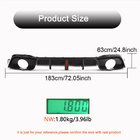 Volkswagen Golf 8 2019- Rear Bumper Diffuser for GTI HB, Carbon photo 6