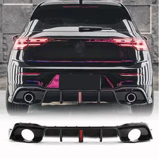 Rear Bumper Diffuser for GTI HB, Carbon photo 1