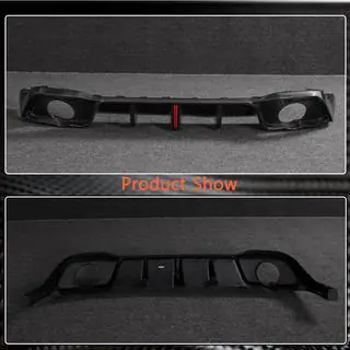 Rear Bumper Diffuser for GTI HB, Carbon photo 4