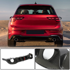Volkswagen Golf 8 2019- Rear Bumper Diffuser (for GTI HB, Dry Carbon) photo 1