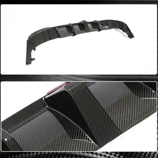 Rear Bumper Diffuser (for GTI HB, Dry Carbon) photo 3
