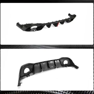 Rear Bumper Diffuser (for GTI HB, Dry Carbon) photo 4