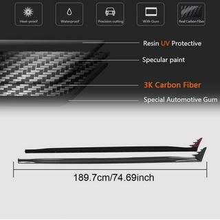 Side Skirts (for GTI / R-Line HB, Carbon) photo 4