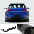 Volkswagen Golf 8 2019- Rear Bumper Diffuser (for R HB, Dry Carbon) photo 2