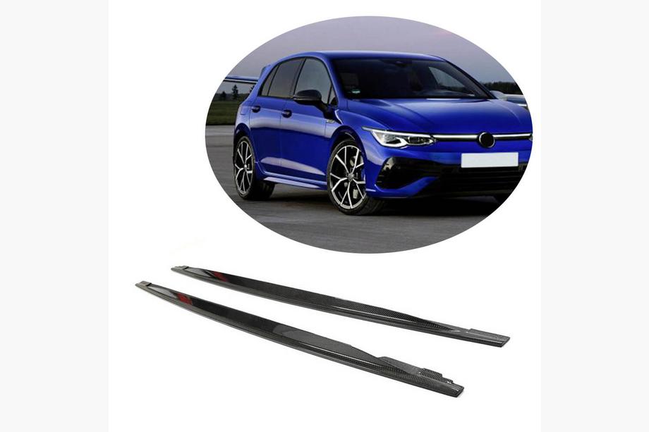 Volkswagen Golf 8 2019- Side Skirts (for R HB, Carbon) Image