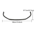 Lexus ES 2018- Front Bumper Lip Spoiler (for Base/F-Sport 2018-2020, Carbon) photo 6
