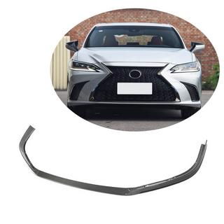 Front Bumper Lip Spoiler (for Base/F-Sport 2018-2020, Carbon) Lexus ES 2018- photo 1