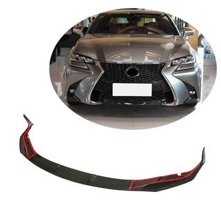 Front Bumper Lip Spoiler (for GS F 2015-2020, Carbon) Lexus GS 2011-2020 photo 1