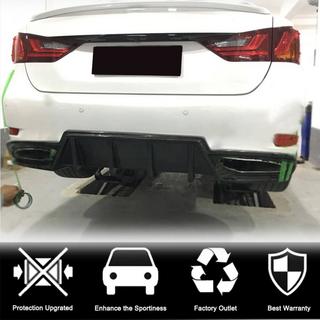 Rear Bumper Diffuser (for F-Sport 2011-2015, Carbon) Lexus GS 2011-2020 photo 3