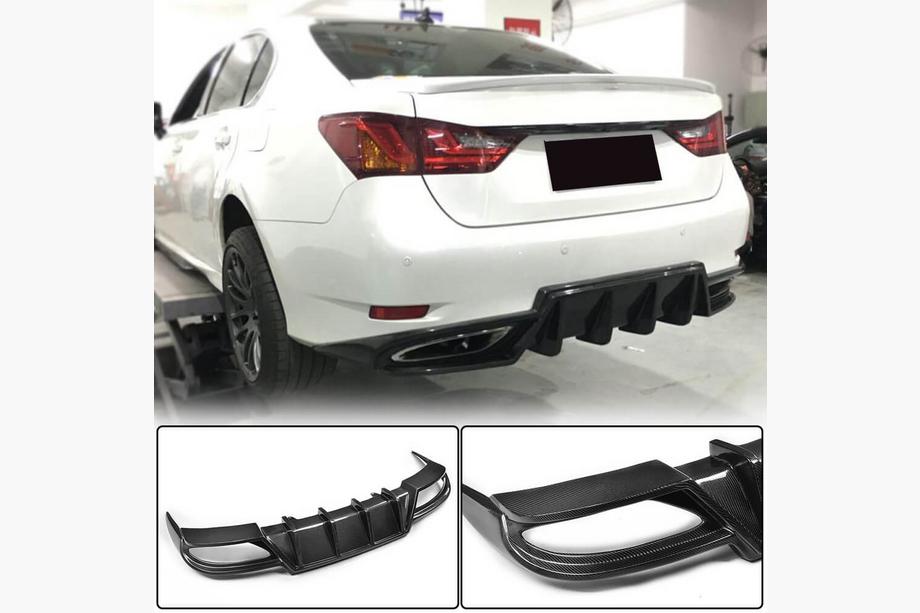 Lexus GS 2011-2020 Rear Bumper Diffuser (for F-Sport 2011-2015, Carbon) Image