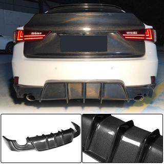 Rear Bumper Diffuser V1 for Base/F-Sport 2013-2016, Carbon Lexus IS 2013- photo 1