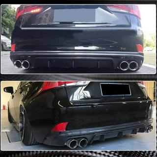Rear Bumper Diffuser V2 for Base/F-Sport 2013-2016, Carbon Lexus IS 2013- photo 3