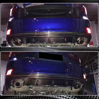 Rear Bumper Diffuser V2 for Base/F-Sport 2013-2016, Carbon Lexus IS 2013- photo 4
