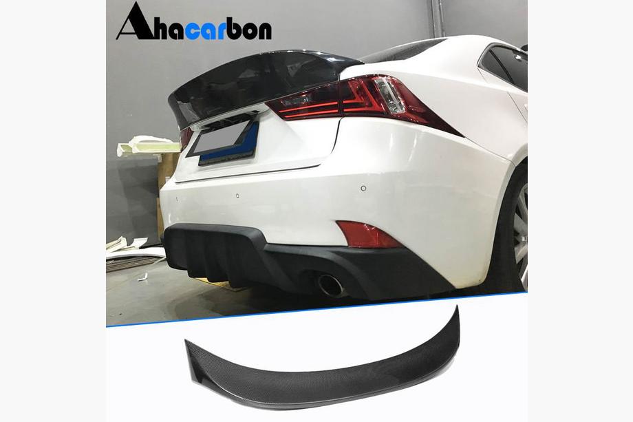 Lexus IS 2013- Spoiler V4 (for 2013-2020, Carbon) Image