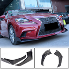 Lexus IS 2013- Front Bumper Flap Covers (for F-Sport 2013-2016, Carbon) photo 1