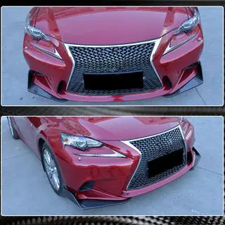 Front Bumper Flap Covers (for F-Sport 2013-2016, Carbon) photo 3