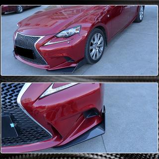 Front Bumper Flap Covers (for F-Sport 2013-2016, Carbon) Lexus IS 2013- photo 4