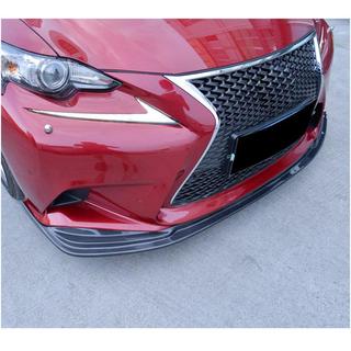 Front Bumper Lip Spoiler (for F-Sport 2013-2016, Carbon) Lexus IS 2013- photo 3