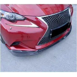 Front Bumper Lip Spoiler (for F-Sport 2013-2016, Carbon) photo 3