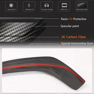 Front Bumper Lip Spoiler (for F-Sport 2013-2016, Carbon) photo 4
