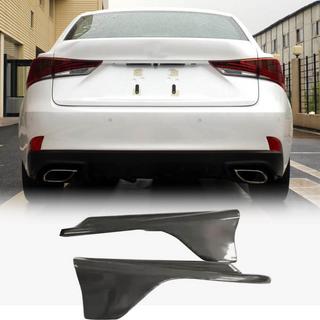Rear Bumper Flap Cover (for F-Sport Base 2016-2020, Carbon) Lexus IS 2013- photo 1