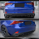 Lexus IS 2013- Rear bumper trim (for Base/F-Sport 2016-2020, Carbon) photo 5