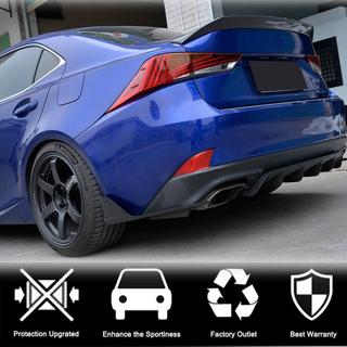 Rear bumper trim (for Base/F-Sport 2016-2020, Carbon) Lexus IS 2013- photo 3