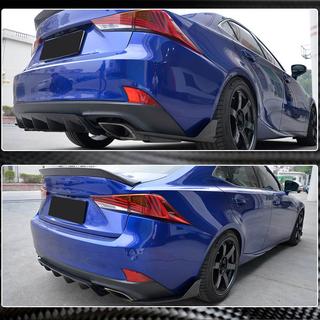Rear bumper trim (for Base/F-Sport 2016-2020, Carbon) Lexus IS 2013- photo 4