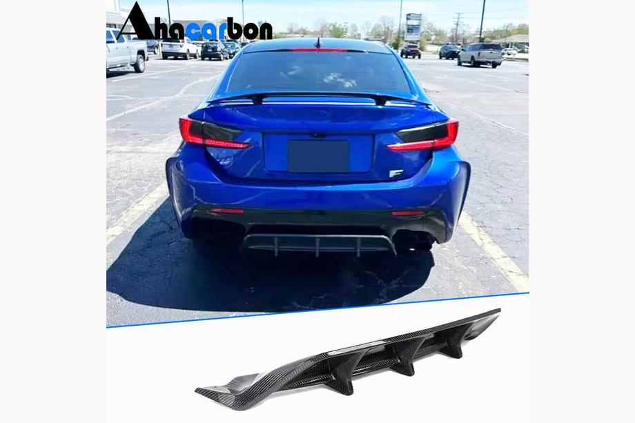 Lexus RC 200t 2014- Rear Bumper Diffuser for RC F 2014-2018, Carbon Image
