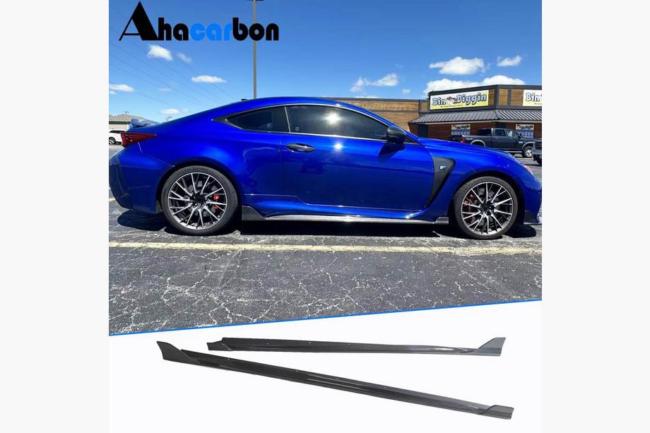 Lexus RC 200t 2014- Side Skirts (for RC F 2014-2018, Carbon) Image