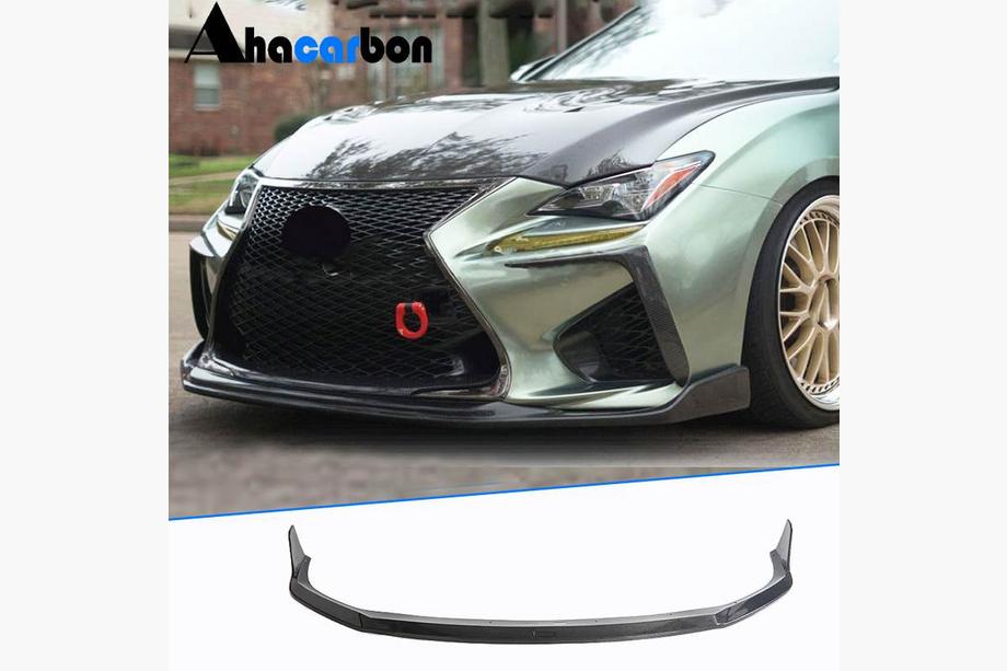 Lexus RC 200t 2014- Front Lip Spoiler (for RC F 2014-2018, Carbon) Image