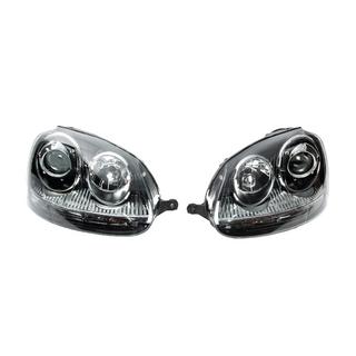 Front headlights with projector lens Black (2 pcs) photo 2