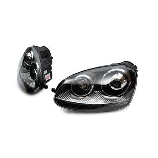 Front headlights with projector lens Black (2 pcs) photo 1