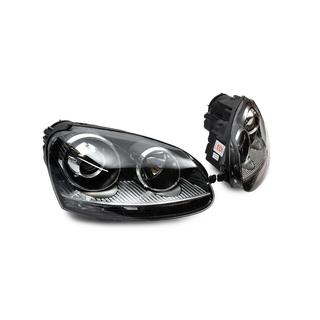 Front headlights with projector lens Black (2 pcs) photo 3