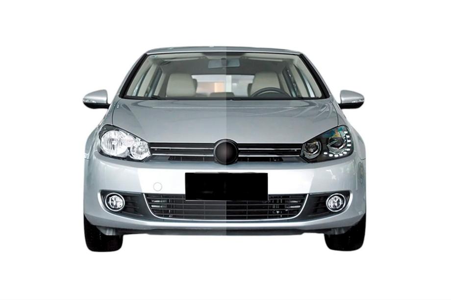Volkswagen Golf 6 2008-2014 LED Headlights with DRL (2 pcs) Image