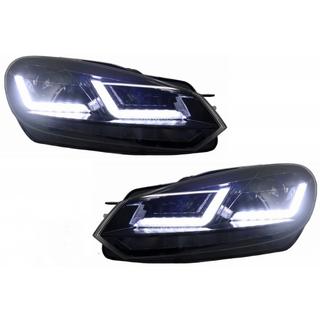 Front Headlights Golf 7 Style Silver (2 pcs) Volkswagen Golf 6 2008-2014