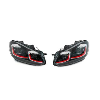 Front headlights Golf 7 Style Red (without control units, 2 pcs) photo 1