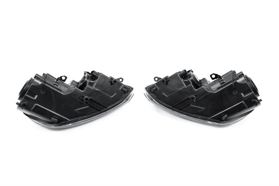 Volkswagen Golf 6 2008-2014 Front headlights Golf 7 Style Black (without control units, 2 pcs) Photo 7