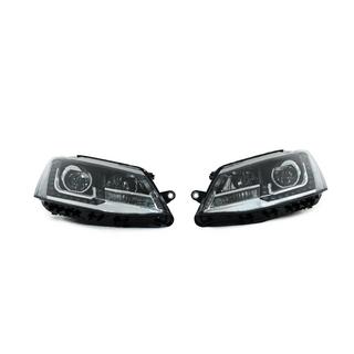 LED Headlights with DRL (2 pcs) Volkswagen Jetta 2011-2018 photo 2
