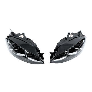 Front headlights Silver Style 2017+ (for 2012-2017, 2 pcs) Volkswagen Golf 7/E-Golf 2012-2020 photo 2