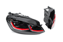 Volkswagen Golf 7/E-Golf 2012-2020 Front Headlights Red (2012-2017, 2 pcs) photo 4
