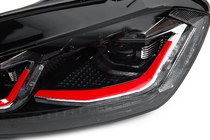 Volkswagen Golf 7/E-Golf 2012-2020 Front Headlights Red (2012-2017, 2 pcs) photo 5