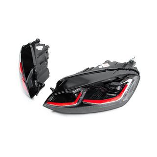 Front Headlights Red (2012-2017, 2 pcs) Volkswagen Golf 7/E-Golf 2012-2020 photo 2