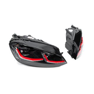 Front Headlights Red (2012-2017, 2 pcs) Volkswagen Golf 7/E-Golf 2012-2020 photo 4