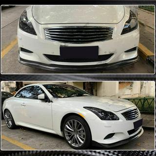 Front Bumper Lip Spoiler (for G37 Coupe 2009-2013, Carbon) Infiniti G25/G35/37 (V36/CV36) 2006-2015 photo 4