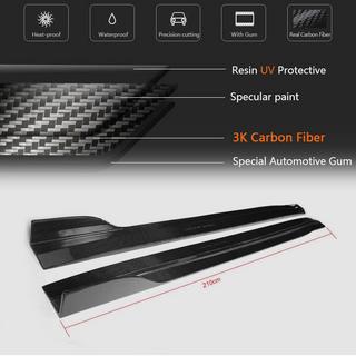 Side Skirts for G37 Coupe 2009-2013 Carbon Infiniti G25/G35/37 (V36/CV36) 2006-2015 photo 4
