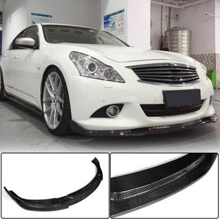 Front Bumper Lip Spoiler (for G37 SD 2009-2013, Carbon) Infiniti G25/G35/37 (V36/CV36) 2006-2015 photo 1