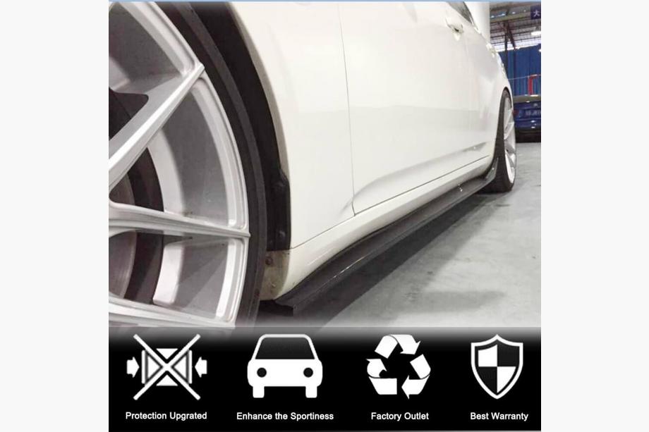Infiniti G25/G35/37 (V36/CV36) 2006-2015 Side Skirts (for G37 SD 2009-2013, Carbon) Photo 2
