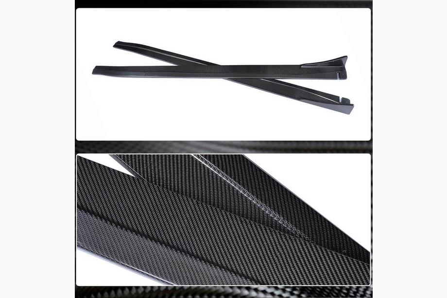 Infiniti G25/G35/37 (V36/CV36) 2006-2015 Side Skirts (for G37 SD 2009-2013, Carbon) Photo 3