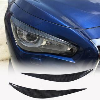 Headlight Eyelids (for Q50 2014-2017, Carbon) Infiniti Q50/Q60 2013-2024 photo 1
